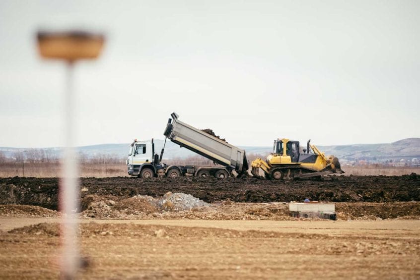 Highway Construction Site