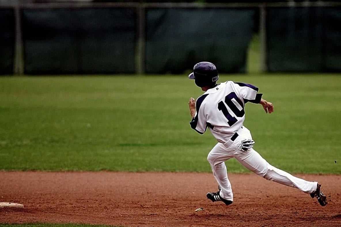 Baseball Player Running